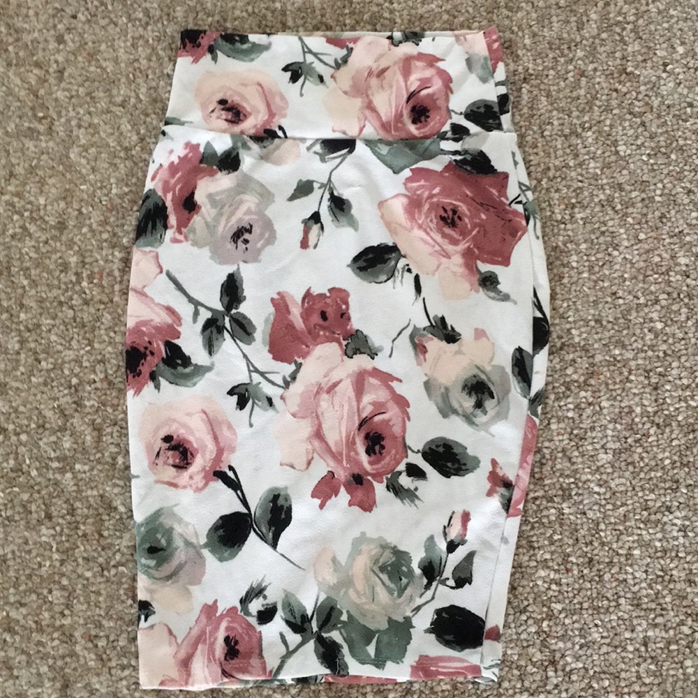 Floral Pencil Skirt